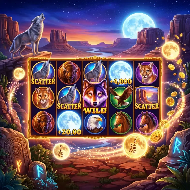Wolf Gold Slot demo, bonus features