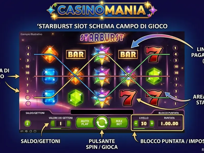 starburst slot schema campo di gioco