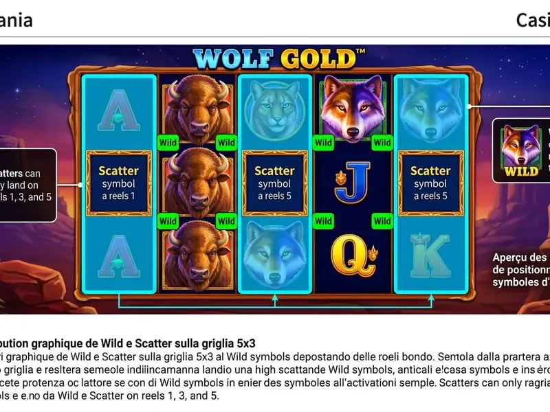 wolf gold slot paytable scatter e wild layout
