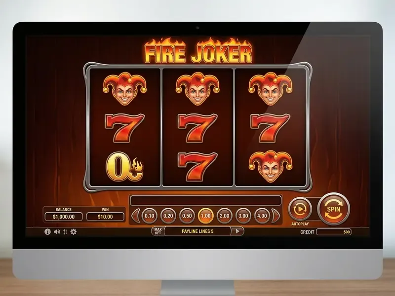 fire joker demo interfaccia