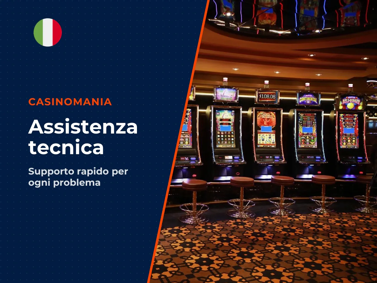 Assistenza clienti e problemi comuni nell'uso dell'app. Un nodo vitale è la reattività dell'assistenza in caso di errori all'accesso o bug di sistema. Il servizio clienti di Casinomania è raggiungibil
