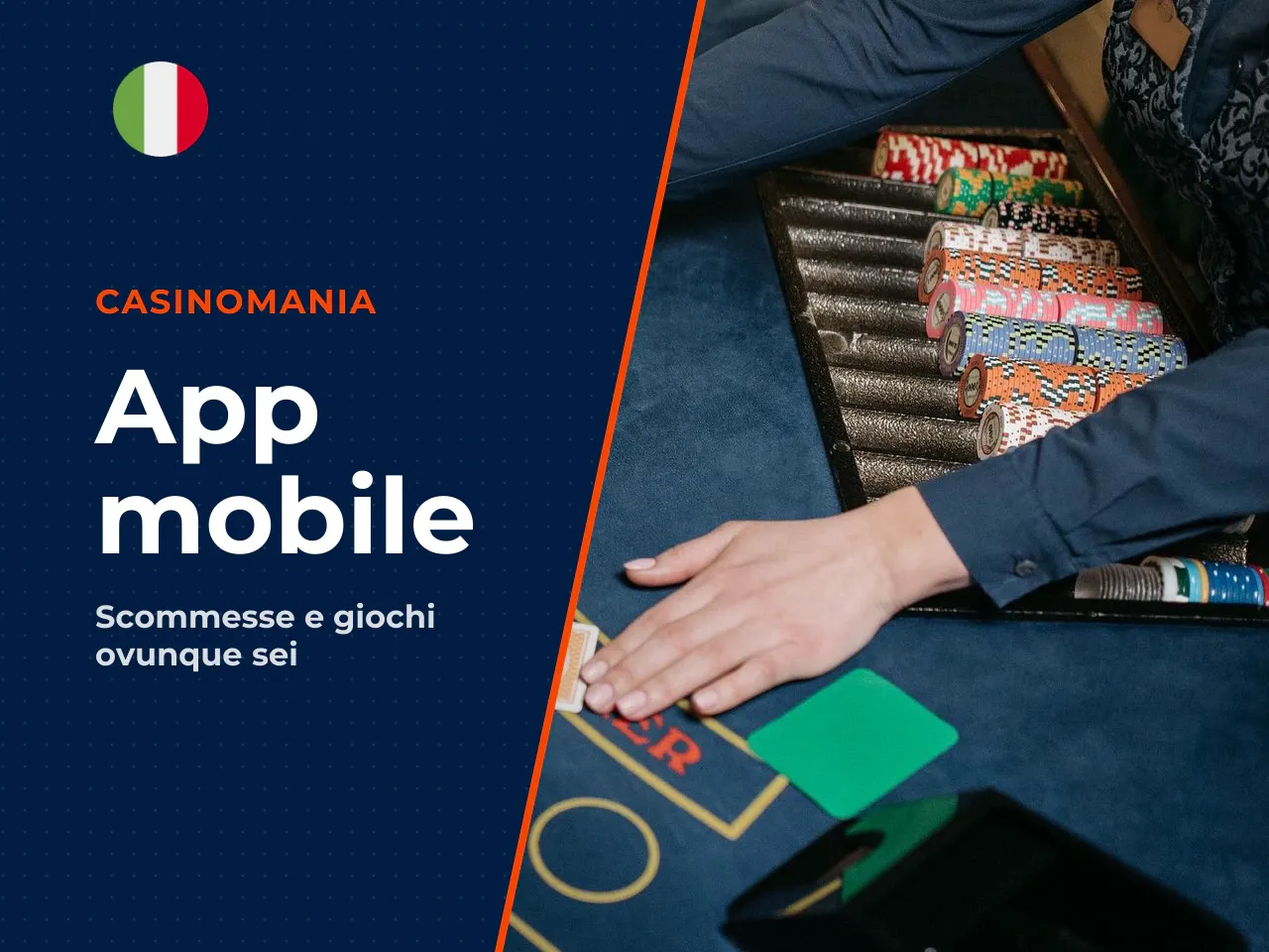 App Casinomania per casino e scommesse sportive